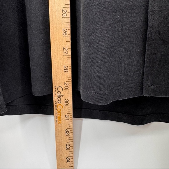 Joseph & Feiss Men’s L Camp Black Short Sleeve Button Front 100% Silk Shirt - Picture 5 of 6